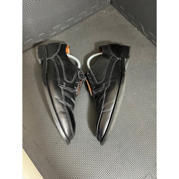 Allen Edmonds Montgomery Black Leather Split Toe Derby Shoes Old Money 11 E Wide main image 8